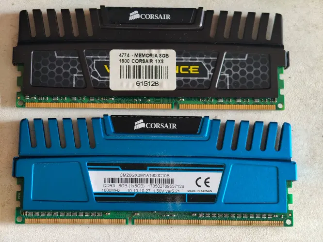 Memória ddr3 Corsair 16gb 2x8gb