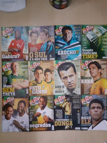 REVISTA PLACAR - ANO 2010 - 12 EDIÇÕES