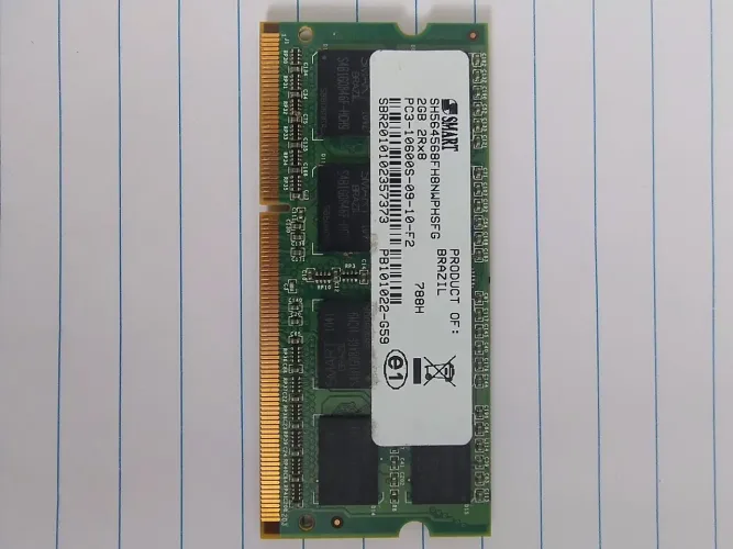 Módulo Memória RAM 2GB DDR3 Smart para Notebook 