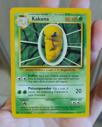 Carta Kakuna - Pokémon tcg