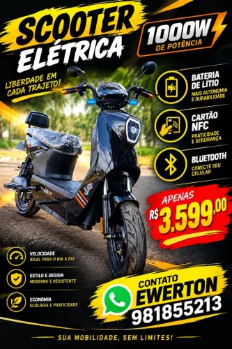 Bike elétrica promoção bateria de lítio 