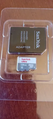 Micro SD SANDISK ULTRA 128 GB Cartão de Memória Original e Praticamente Novo