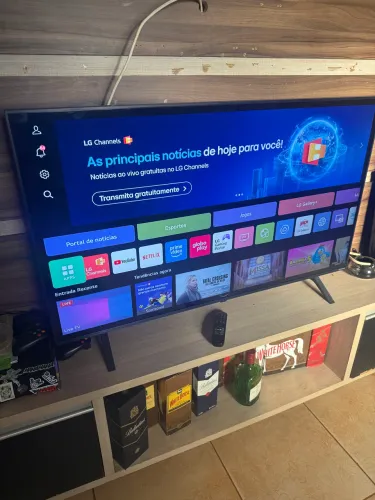 Tv LG smart 4k 50 polegadas com borda infinita ( leia tudo)