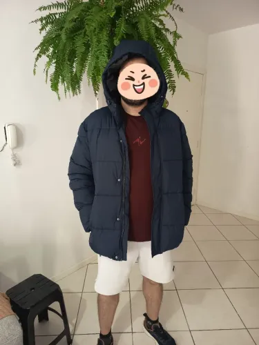 Jaqueta de inverno impermeável nova
