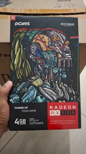 Placa de Video Rx 550 4gb, Pcyes