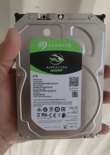 Hd de 6 TB zerado!