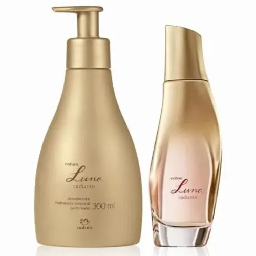 Perfume Colônia Feminino Luna Radiante 75ml + Hidratante 300ml Natura