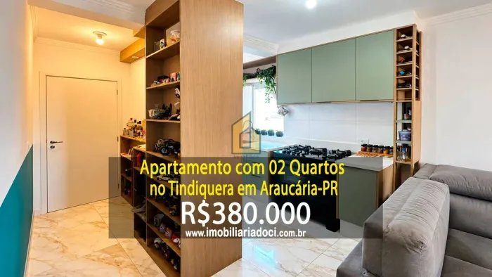 Apartamento com 02 Quartos no Tindiquera em Araucária-PR