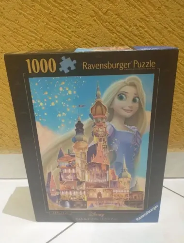 Quebra cabeça Rapunzel Disney Castle Collection 1000 peças