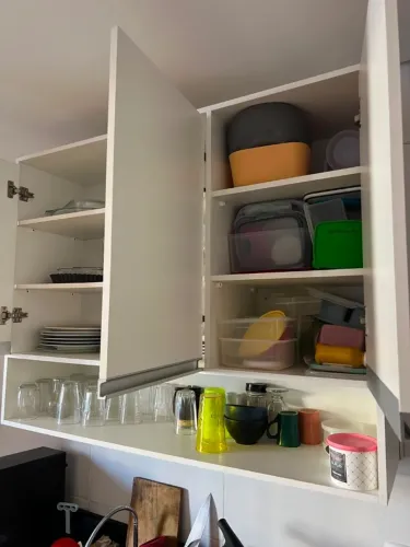 Cozinha Modulada em 100% MDF Branco