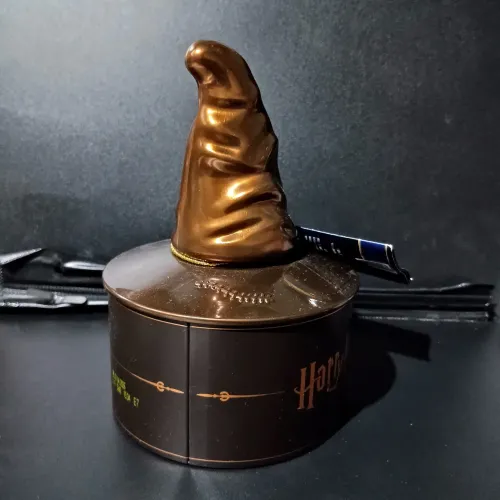 Lata decorativa comemorativa Harry Potter chapéu