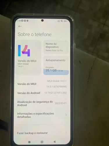 Celular Redmi Note 10 pro