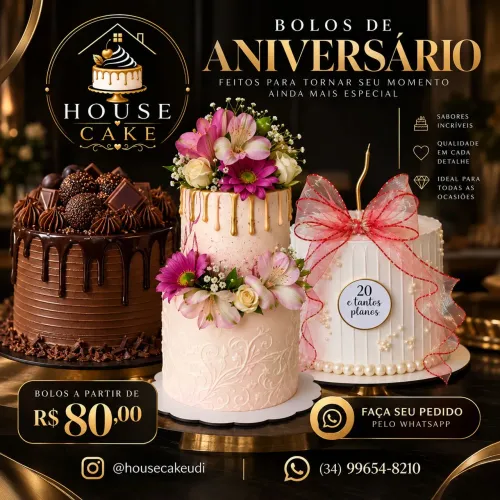 Promoção - Bolos por encomenda