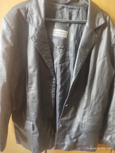 Blazer de Couro Legítimo