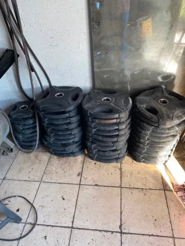 660kg de Anilhas furo olímpico