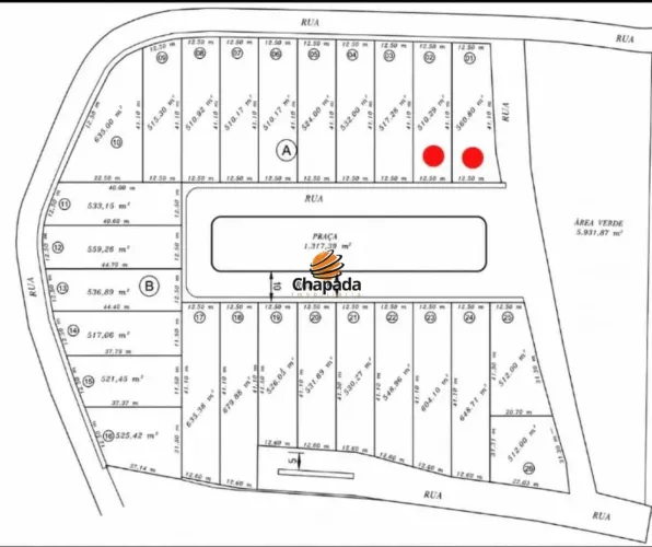 Terrenos à venda, a partir de 500 m² por R$ 150.000 - Centro - Lençóis/BA