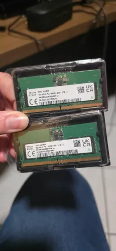 Memória Notebook 16GB DDR5 4800Mhz (2x8GB) SK Hynix Dell Original