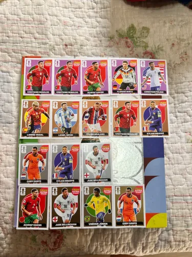 Figurinhas legends da copa 2026