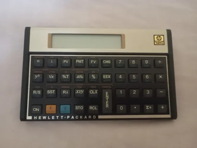 Calculadora HP 12C gold