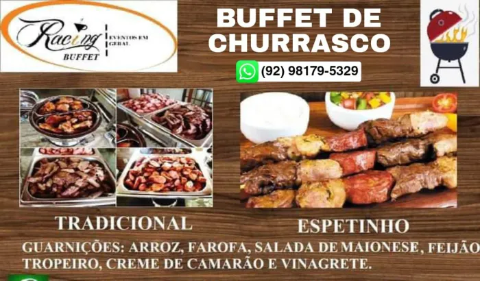 Buffet de churrasco completo PROMOÇÃO 