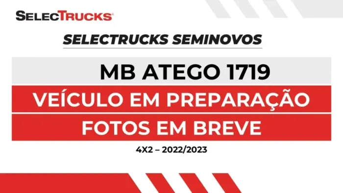 Mercedes-Benz Atego 1719 190 4x2 22/23 Baú Caminhão Usado Seminovo.