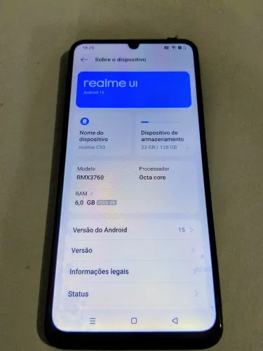Vendo Realme C53 6RAM 128G em estado de novo.