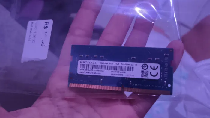 Memória ram 8GB DDR4 Notebook 