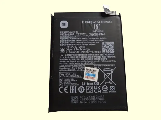 bateria original mod bn5d xiaomi redmi note 11
