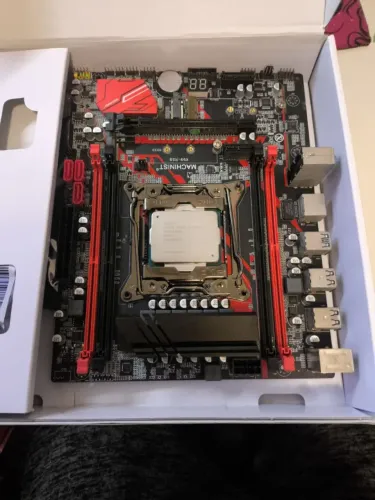 Kit Intel Xeon E3-2697 v3 + placa mãe machinist x99 com Water cooler