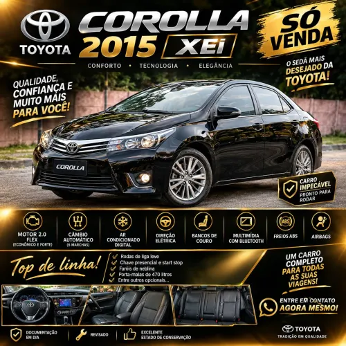 Toyota Corolla XEI 2.0 Flex 16V Aut. 2015