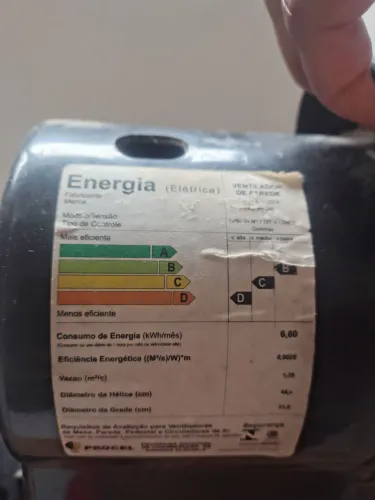 Ventilador de parede super potente