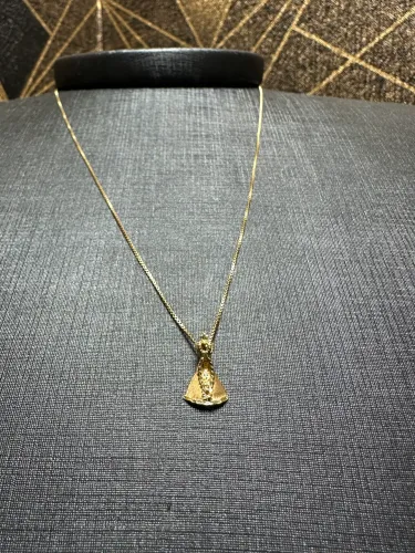 Corrente feminina Ouro18k