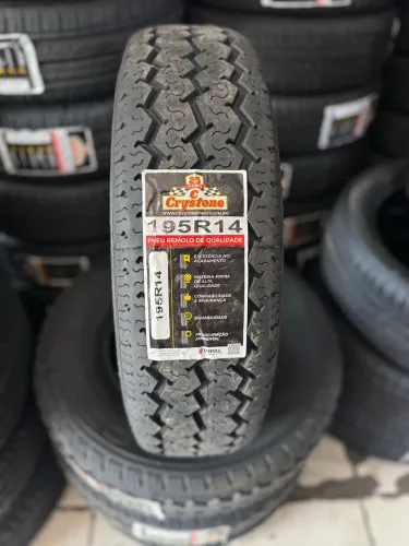 Pneu 195 R14 Carga Remold Crystone (instalação grátis)