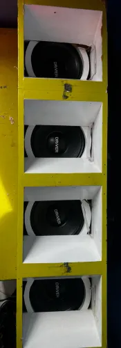 4 médio grave já com a caixa 