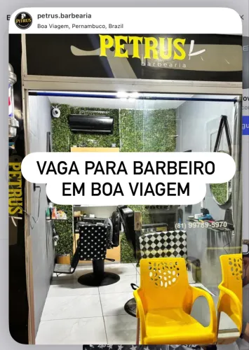 VAGA PARA BARBEIRO EM BOA VIAGEM