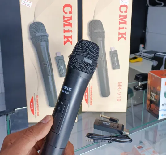 Microfone sem fio MKv10 sem fio profissional