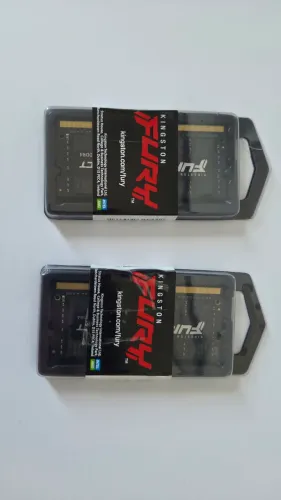 KIT 2x16gb Memória RAM Notebook DDR4 16gb 3200Mhz Kingston Fury Impact