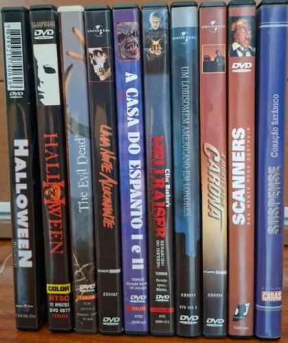 DVD - Coleção Grandes Clássicos do Terror dos anos 80 (10 Filmes)