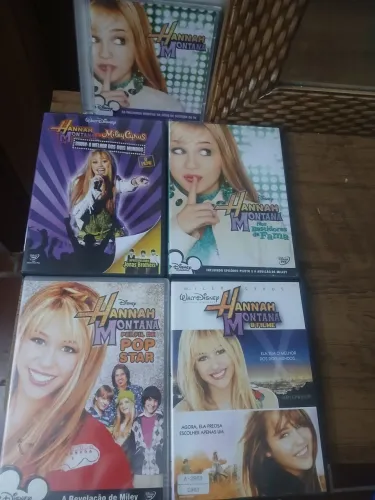 Lote dvds Hannah Montana/Miley Cyrus