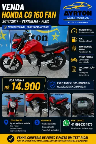 HONDA CG 160 FAN 2021