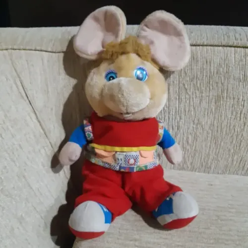 Boneco de pelúcia Topo Gigio, anos 80