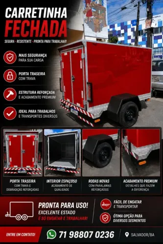 Carretinha baú