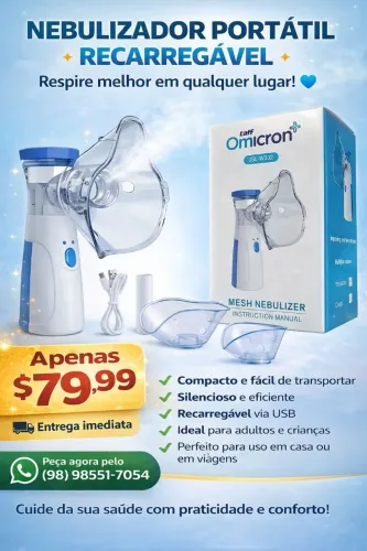 Nebulizador portátil (Lojatemdtudoslz)