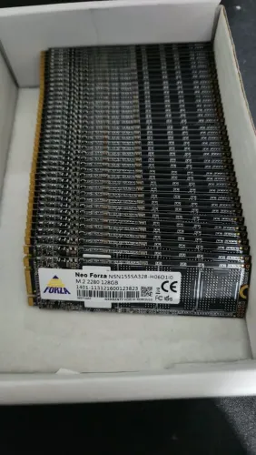Lote 30uni / Nvme M2 128gb NGFF / 95 a 100% saúde