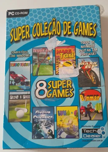 CD-ROM - 8 Super Coleção de Games (LER DESCRIÇÃO)