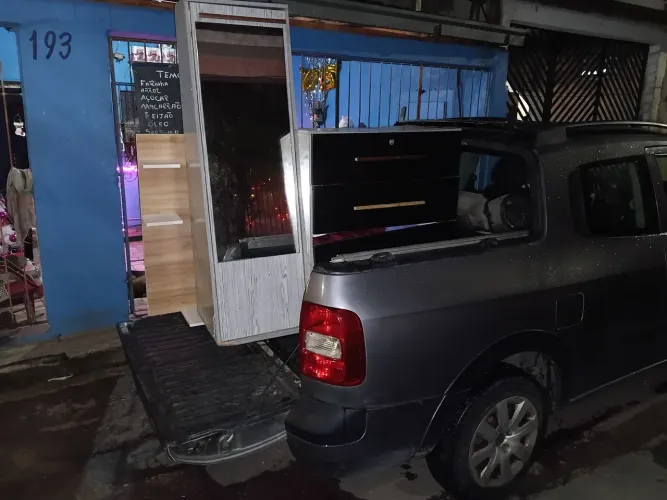 Frete em pick-up 