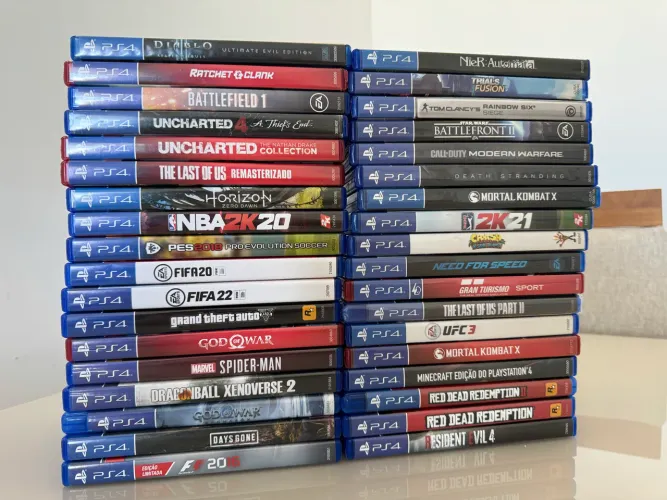 Jogos Ps4 originais impecáveis