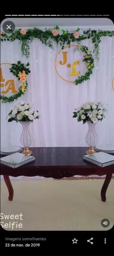Festa casamento rústico decoração ou pegue e monte 