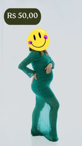 Roupa para ensaio gestante 