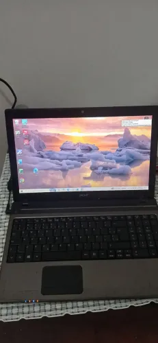 Notebook e impressora térmica 